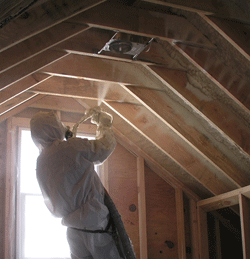 Burbank CA attic spray foam insulation